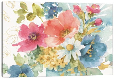 My Garden Bouquet I Canvas Art Print - Lisa Audit