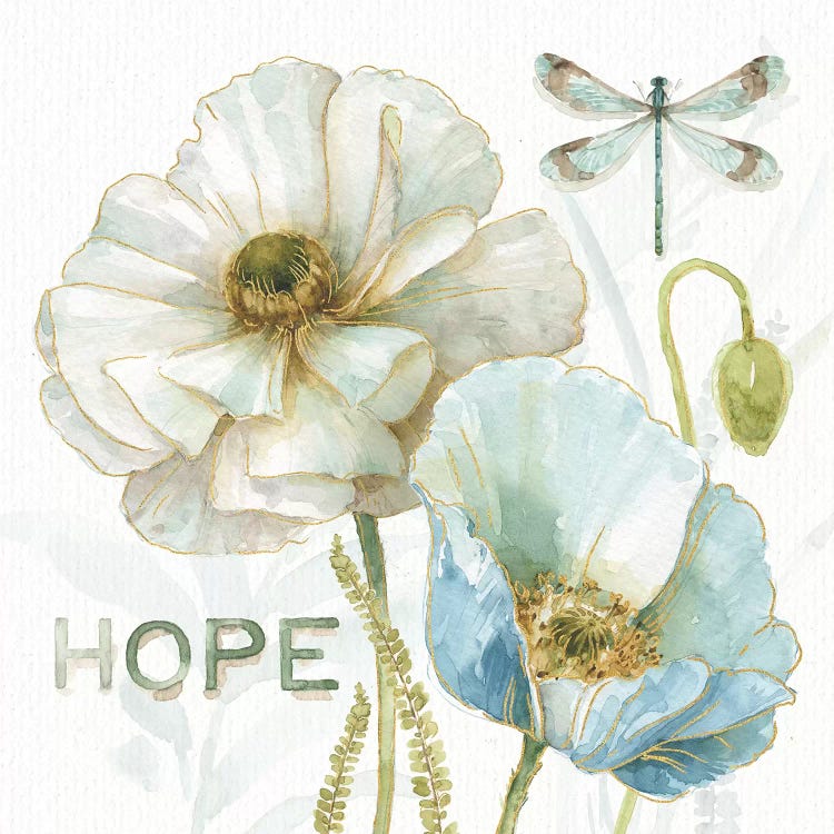 My Greenhouse Flowers Hope by Lisa Audit wall art