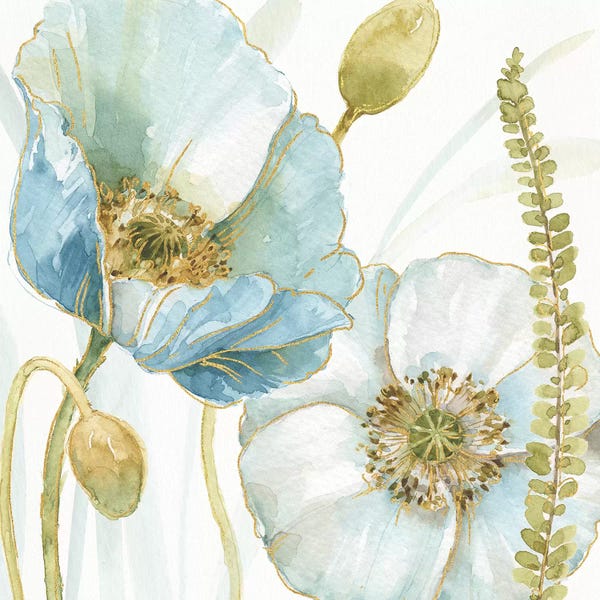 Watercolor Flowers: My Greenhouse Flowers IV by Lisa Audit