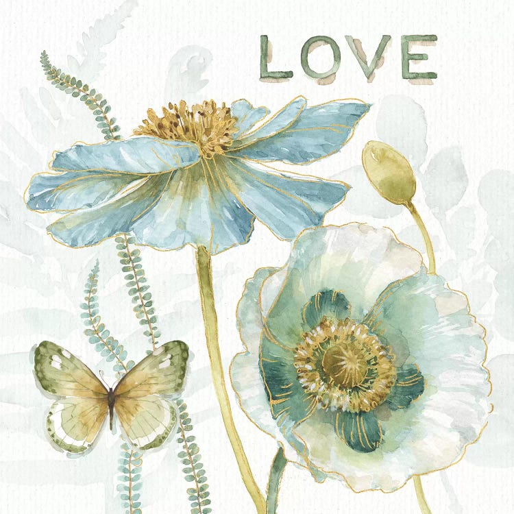 My Greenhouse Flowers Love by Lisa Audit wall art