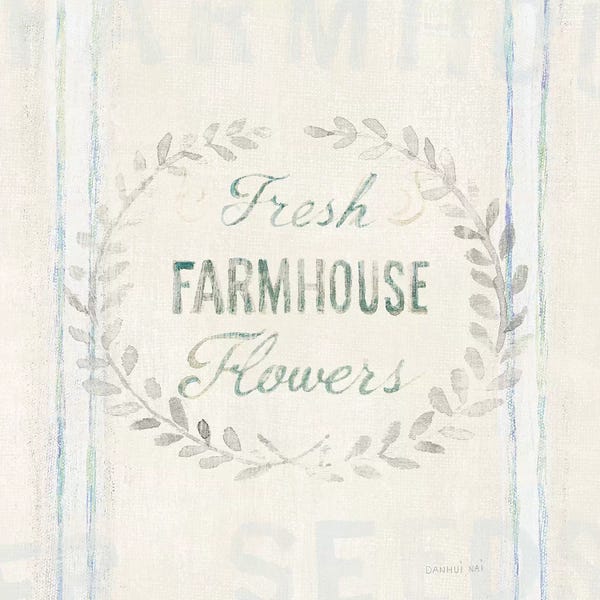 Modern Farmhouse Décor: Floursack Florals VIII by Danhui Nai