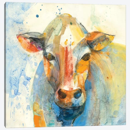 Happy Cows II Canvas Print #WAC9439} by Albena Hristova Canvas Print