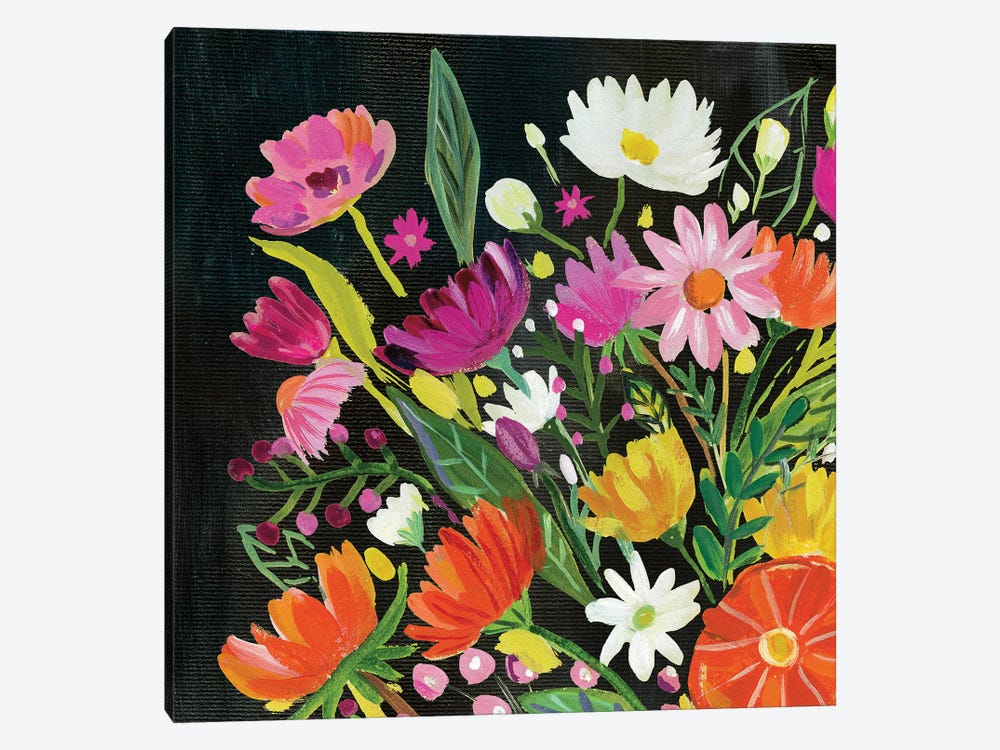 Vintage Floral I 1-piece Canvas Art