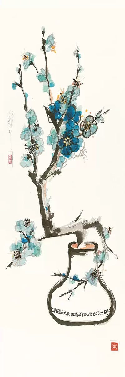 Blue Blossom by Chris Paschke canvas print