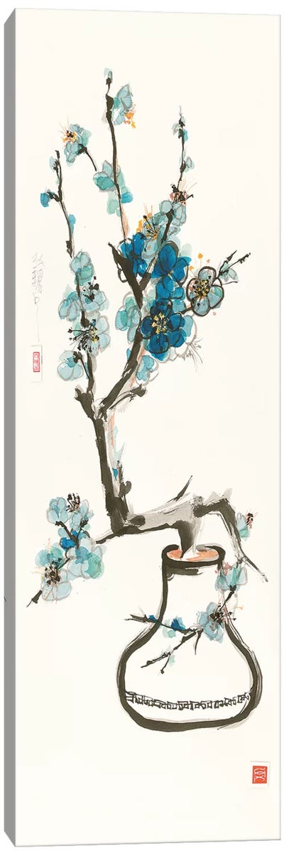 Blue Blossom Canvas Art Print - Chris Paschke
