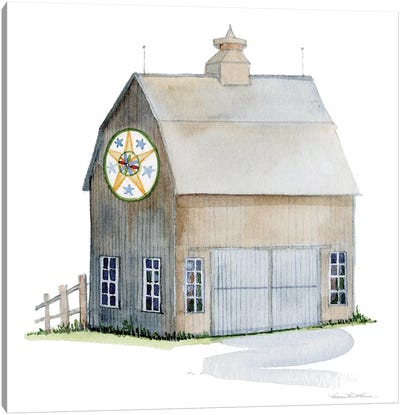 Life on the Farm: Barn Element IV Canvas Art Print - kathleen parr mckenna