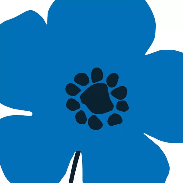 Pop Art: Pop Art Floral I by Wild Apple Portfolio