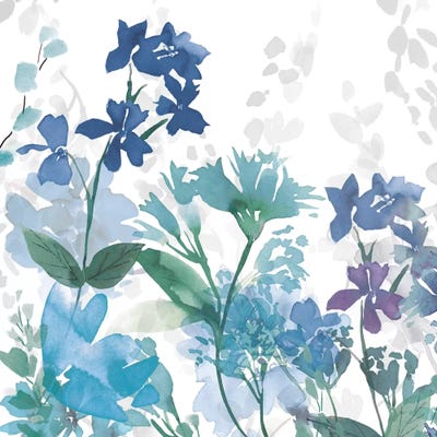 Colors of the Garden II Cool Shadows by Wild Apple Portfolio framed canvas print