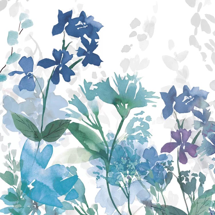 Colors of the Garden II Cool Shadows by Wild Apple Portfolio wall art