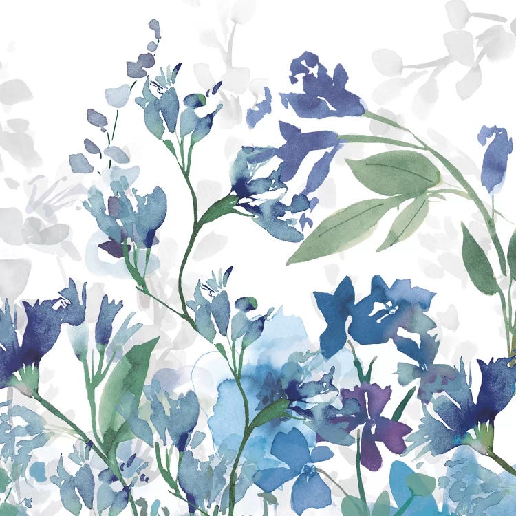 Colors of the Garden III Cool Shadows by Wild Apple Portfolio wall art
