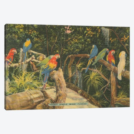 Florida Postcard II Canvas Print #WAC9717} by Wild Apple Portfolio Art Print