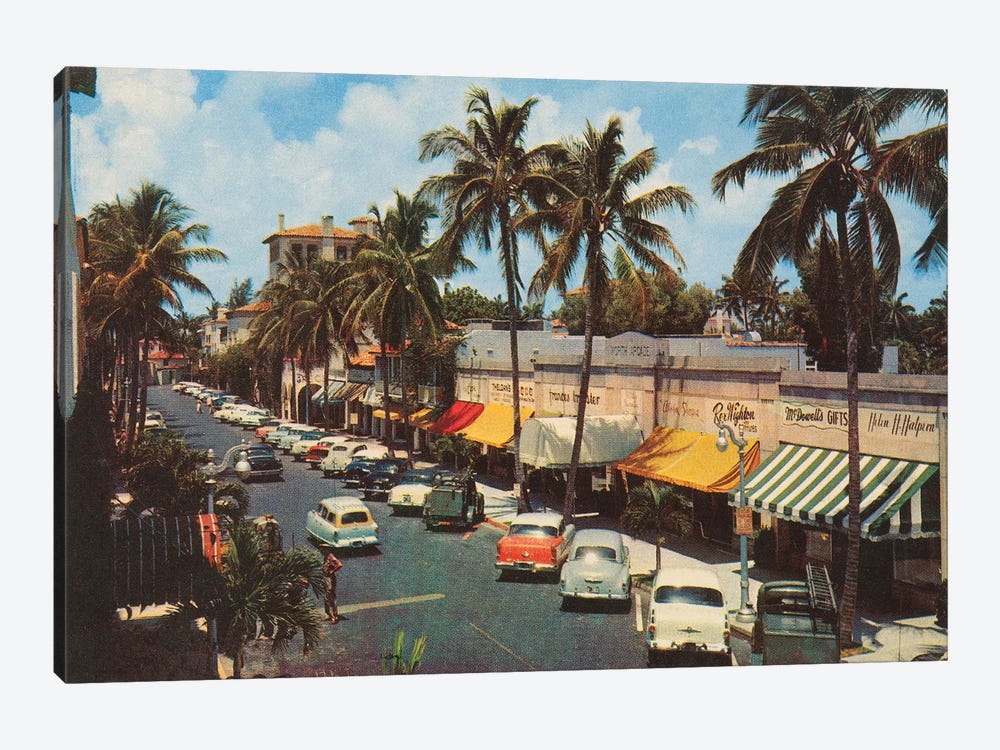 Florida Postcard IV by Wild Apple Portfolio 1-piece Canvas Art