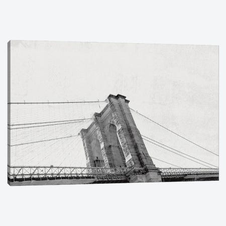 Brooklyn Bridge From Below Canvas Print #WAC9803} by Wild Apple Portfolio Canvas Artwork