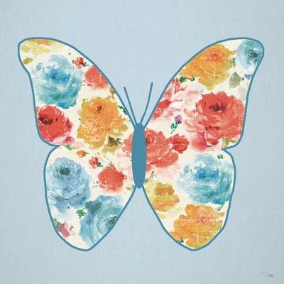 Rose Sorbet VI by Pela framed canvas print