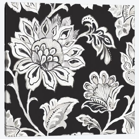 Ceylon Gardens III In Black & White Canvas Print #WAC9818} by Wild Apple Portfolio Art Print