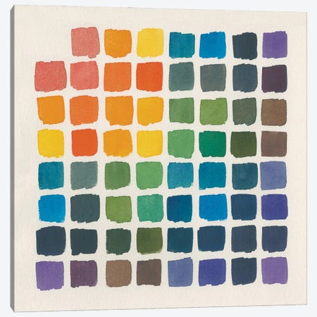Color Chart Canvas Print #WAC9819} by Wild Apple Portfolio Canvas Art Print