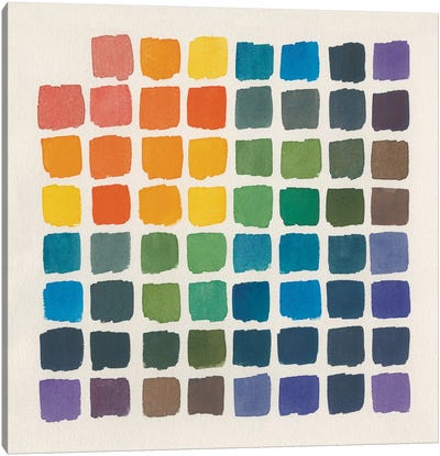 Color Chart Canvas Art Print - Wild Apple Portfolio
