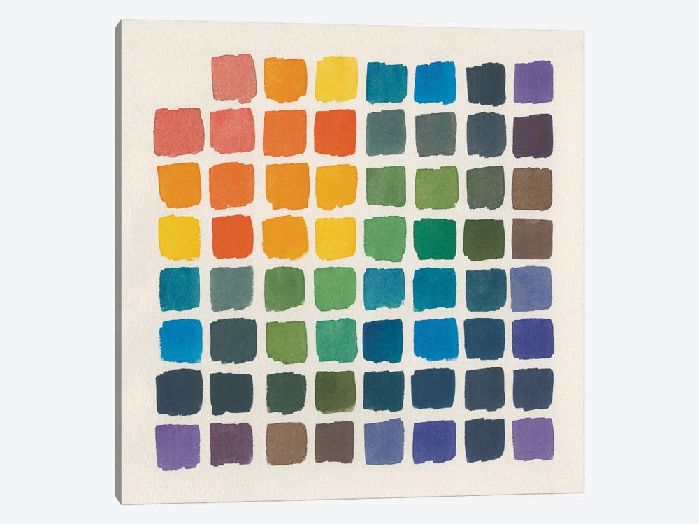 Color Chart by Wild Apple Portfolio 1-piece Canvas Artwork