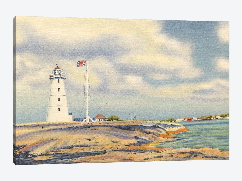 Nassau Lighthouse by Wild Apple Portfolio 1-piece Canvas Artwork