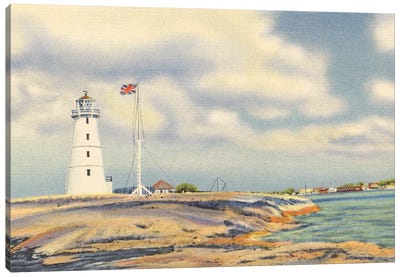 Nassau Lighthouse Canvas Art Print - Wild Apple Portfolio