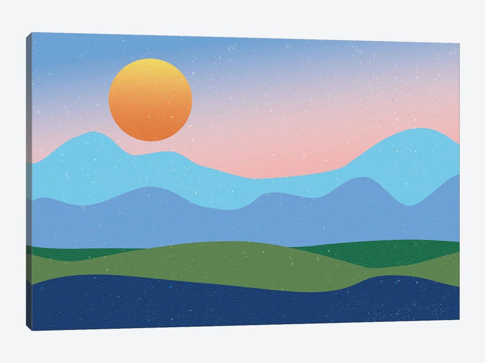 Mountaintop (No Words) by Wild Apple Portfolio 1-piece Canvas Artwork