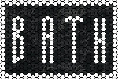 Bath Tiles Inverted by Wild Apple Portfolio multi panel art