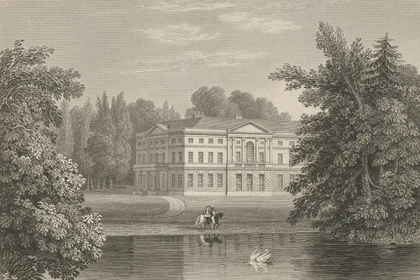 Ponds: Busbridge Estate Drawing II by Wild Apple Portfolio