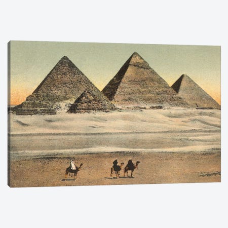 Cairo Pyramids Canvas Print #WAC9841} by Wild Apple Portfolio Canvas Wall Art