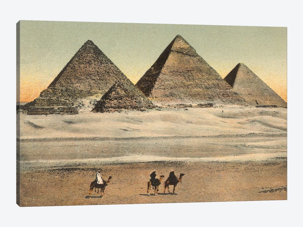 Cairo Pyramids by Wild Apple Portfolio 1-piece Art Print