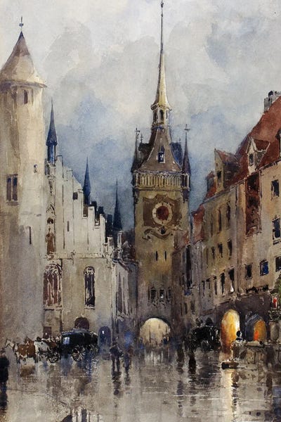 Fine Art Print: Munich Street by Wild Apple Portfolio