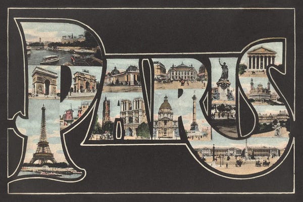 Canvas Print: Paris Sights by Wild Apple Portfolio