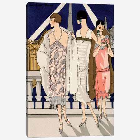 Vintage Couture II Canvas Print #WAG11} by World Art Group Portfolio Canvas Wall Art