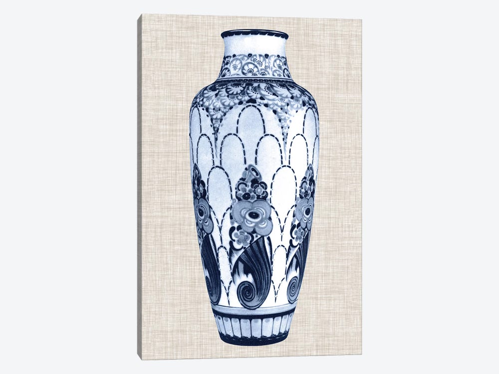 Blue & White Vase I by World Art Group Portfolio 1-piece Canvas Artwork