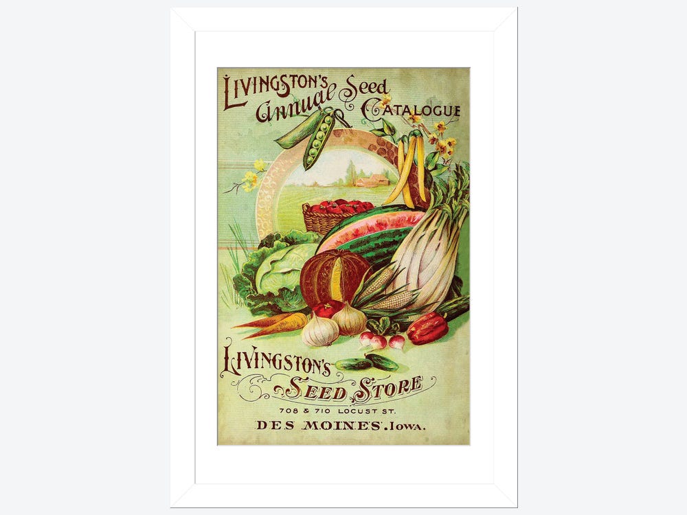 Vintage Seed Pack Art  Photographic Print for Sale by BeaconMarketing