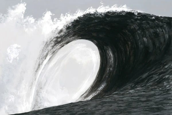 Black & White Waves IV
