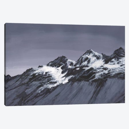 Moonlit Mountain Range II Canvas Print #WAG262} by Michael Willett Canvas Print