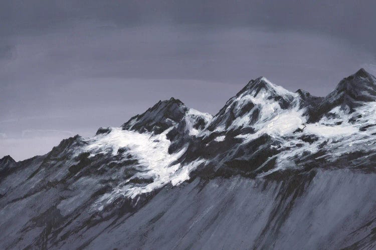 Moonlit Mountain Range II