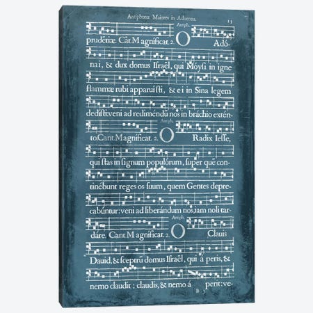 Graphic Songbook III Canvas Print #WAG42} by World Art Group Portfolio Canvas Print