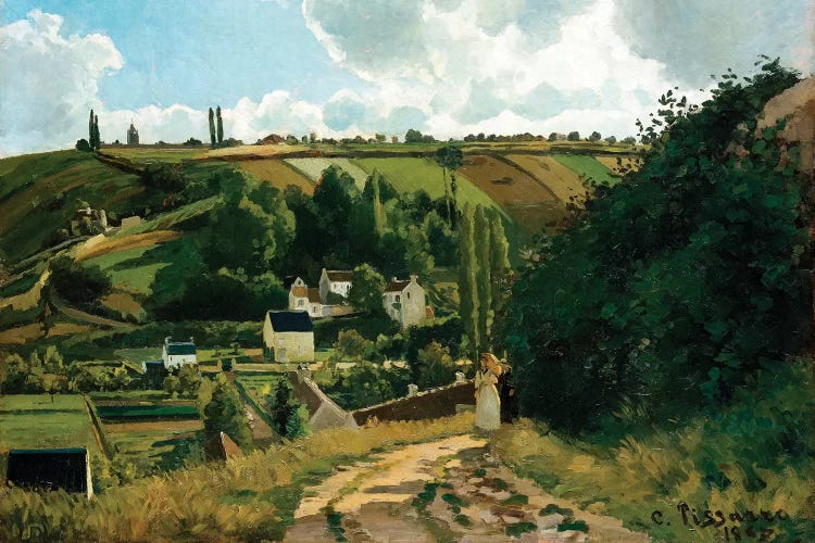 Jalais, Hill, Pontoise by Camille Pissarro wall art