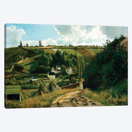 Jalais, Hill, Pontoise Canvas Print #WAG49} by Camille Pissarro Canvas Art Print