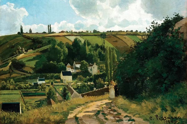 Camille Pissarro: Jalais, Hill, Pontoise by Camille Pissarro