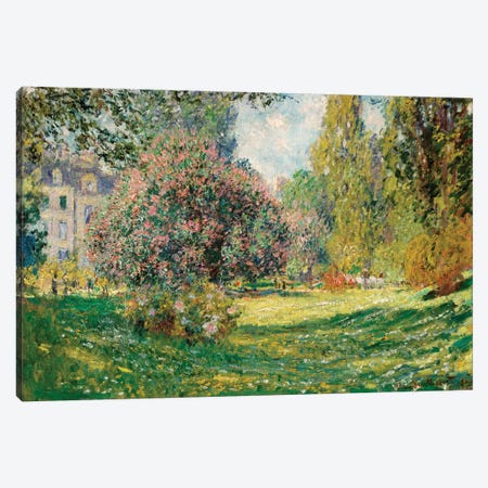 Landscape-The Parc Monceau Canvas Print #WAG54} by Claude Monet Canvas Print