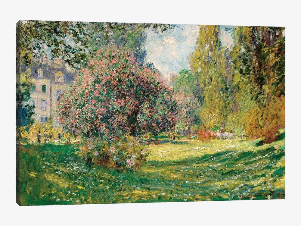 Landscape-The Parc Monceau by Claude Monet 1-piece Canvas Wall Art
