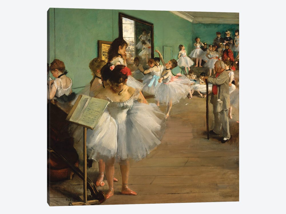 The Dance Class, 1874 by Edgar Degas 1-piece Canvas Print