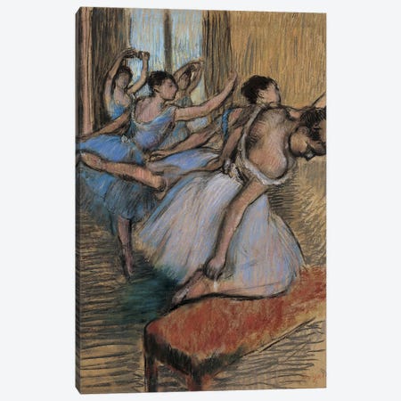 The Dancers Canvas Print #WAG65} by Edgar Degas Canvas Art