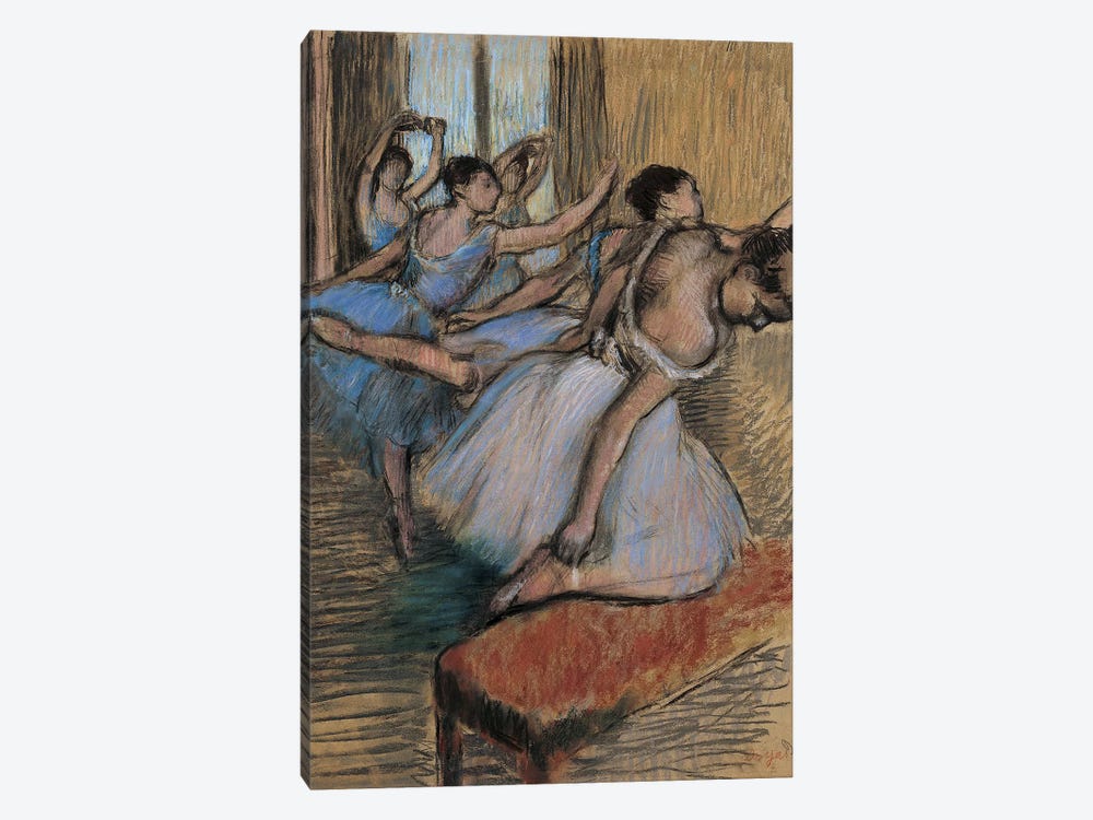 The Dancers by Edgar Degas 1-piece Canvas Wall Art