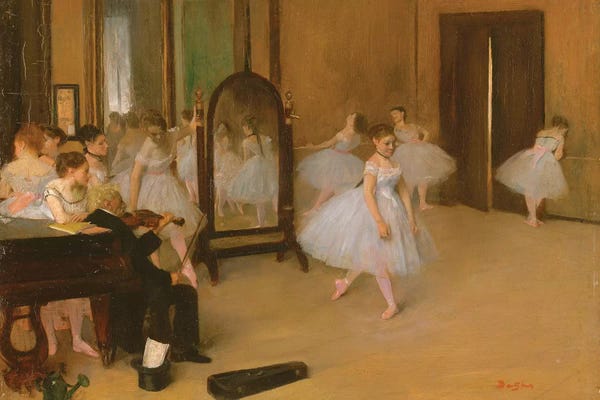 Edgar Degas: The Dance Class, 1871 by Edgar Degas
