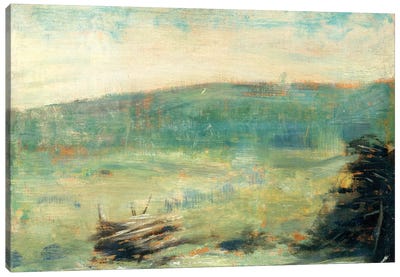 Landscape At Saint-Ouen Canvas Art Print
