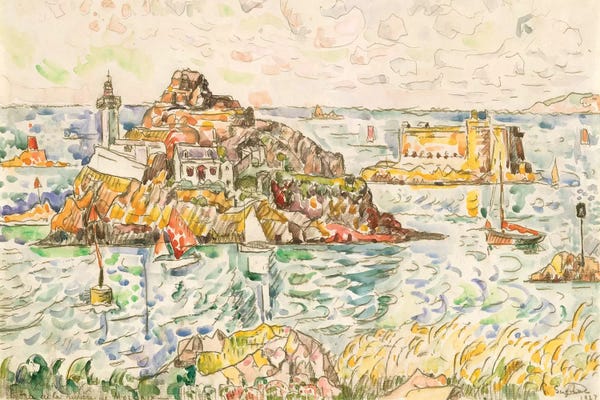 Paul Signac: Morlaix, Entrance Of The River by Paul Signac