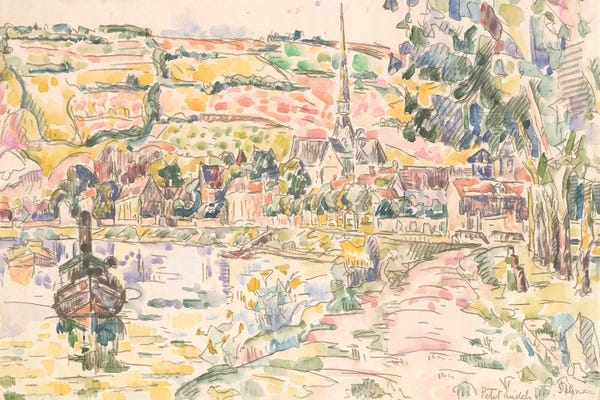 Petit Andely-The River Bank